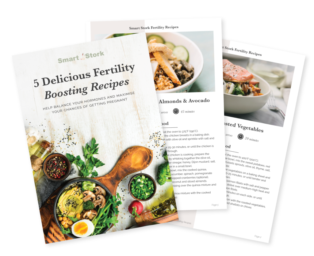 5 Delicious Fertility Boosting Recipes Free PDF Mockup